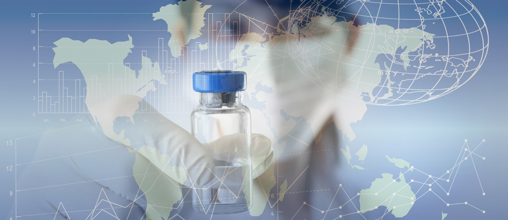 医療概念 グローバル流行と治療
